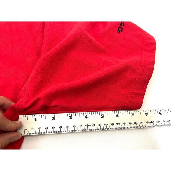 VTG Detroit Red Wings Embroidered NHL Shirt LARGE 1990's Lee Sport - Picture 15 of 16